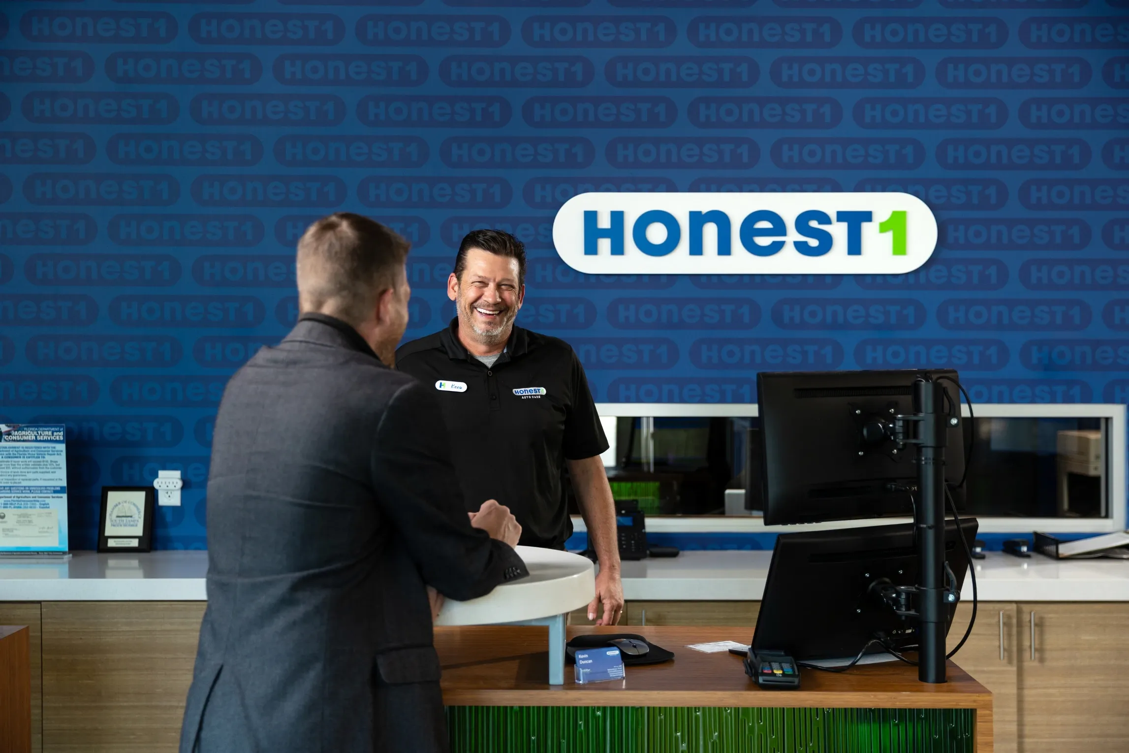 Honest1 Auto Care shop interior
